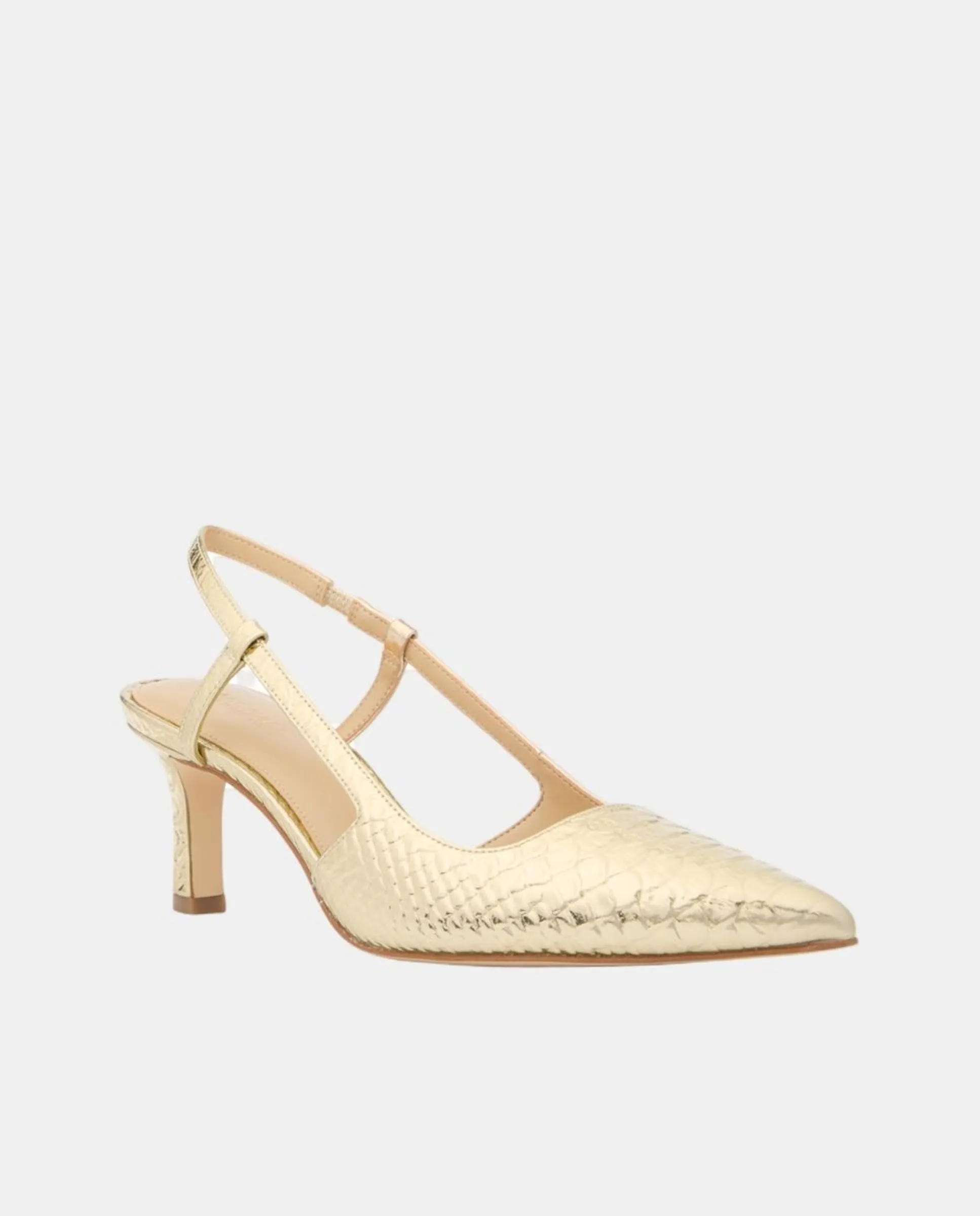 Женские полусапожки Alora Mid Michael Kors, золотой — фото 2