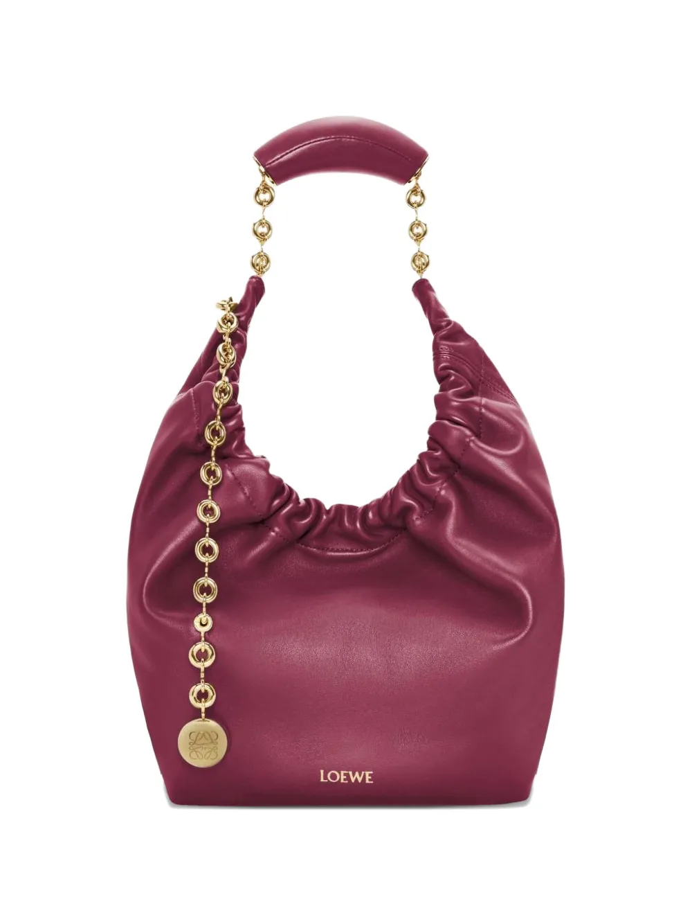 

Маленькая сумка на плечо Squeeze с цепочкой Loewe, красный