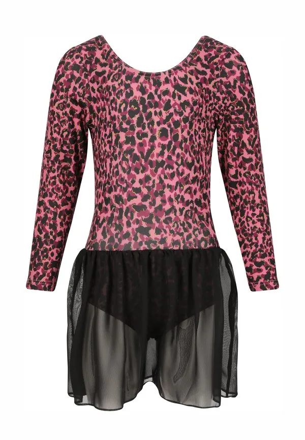 Платье-Джерси с зигзагообразным узором Zigzag, Print Leopard