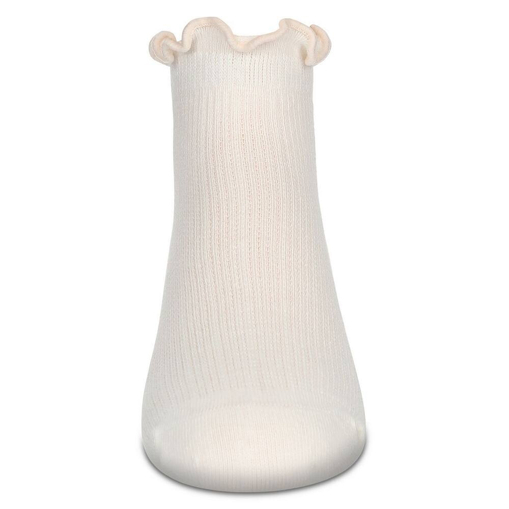 Цветные носки с рюшами для девочек MeMoi, цвет Winter White Pink — фото 2