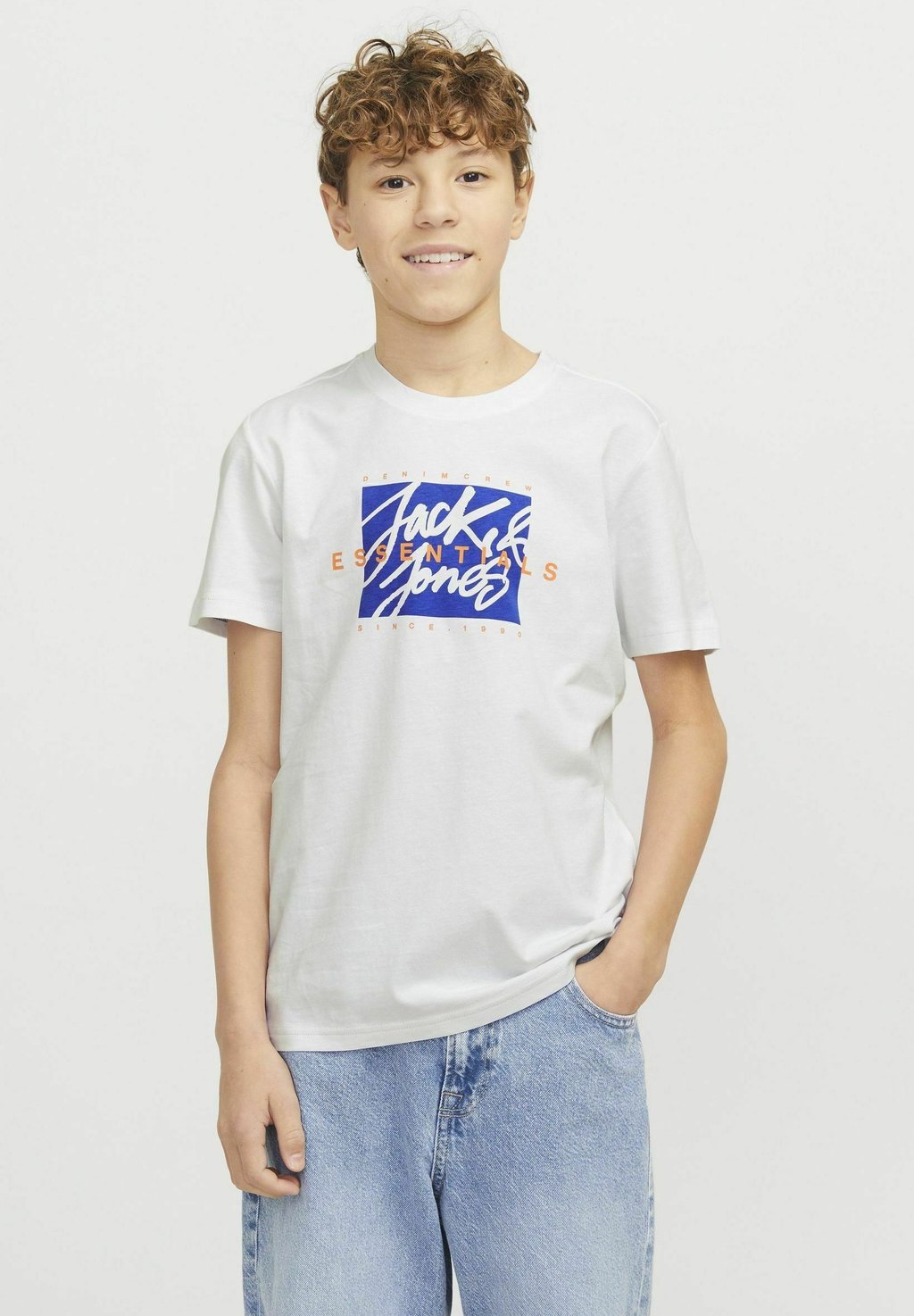 

Футболка с принтом Jack & Jones Junior, белый