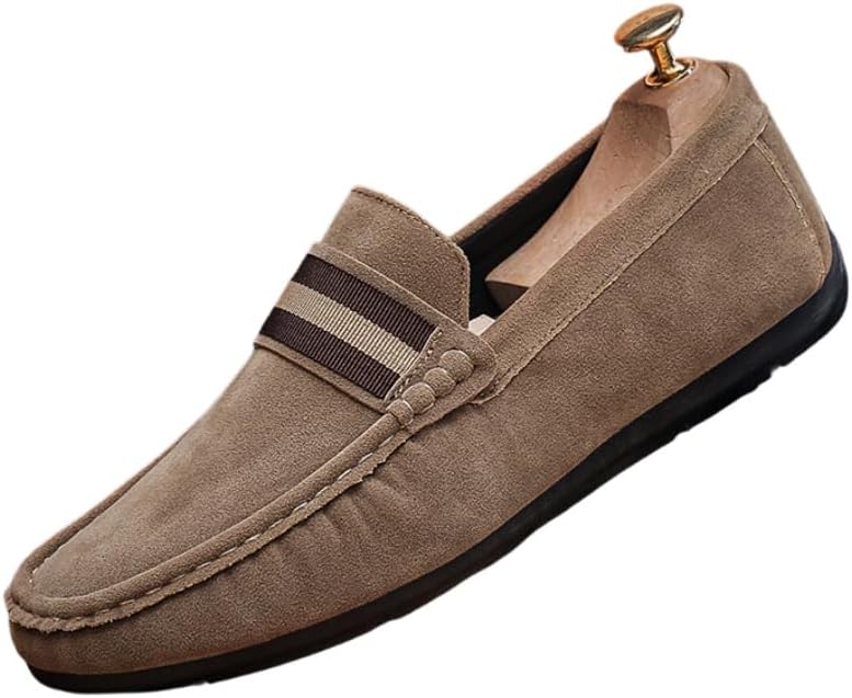 

Мужские повседневные лоферы большого размера - цельная модель, легкие и удобные, стойкие к скольжению и долговечные, модные и универсальные Clolinde, хаки