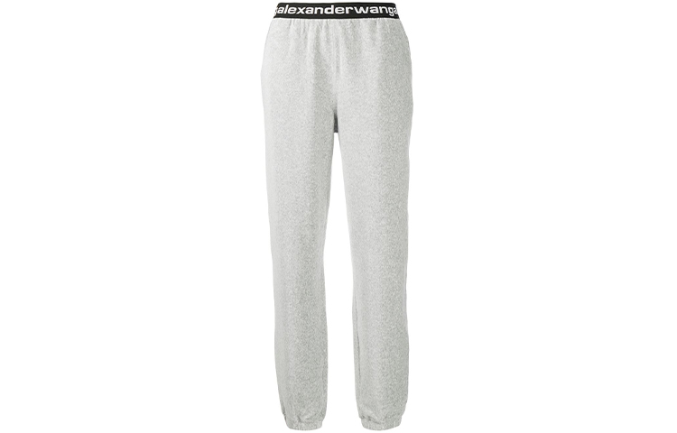 Женские повседневные брюки осень Heather Gray Alexander Wang, серый — фото 3