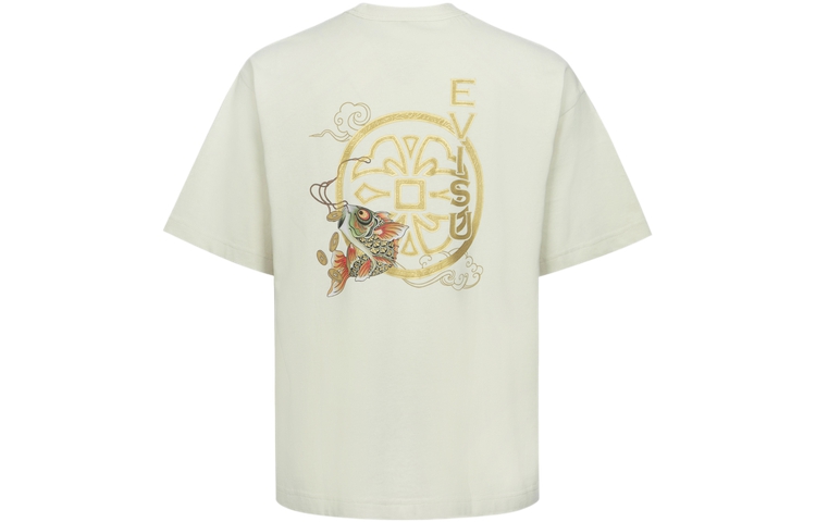 

Футболка унисекс EVISU, Ecru