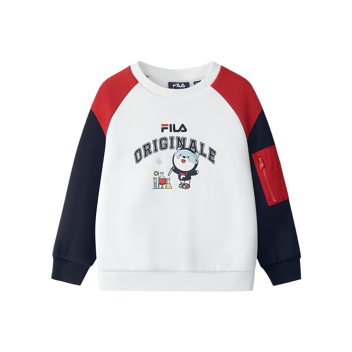 

Толстовка для детей 3-7 лет FILA KIDS, белый