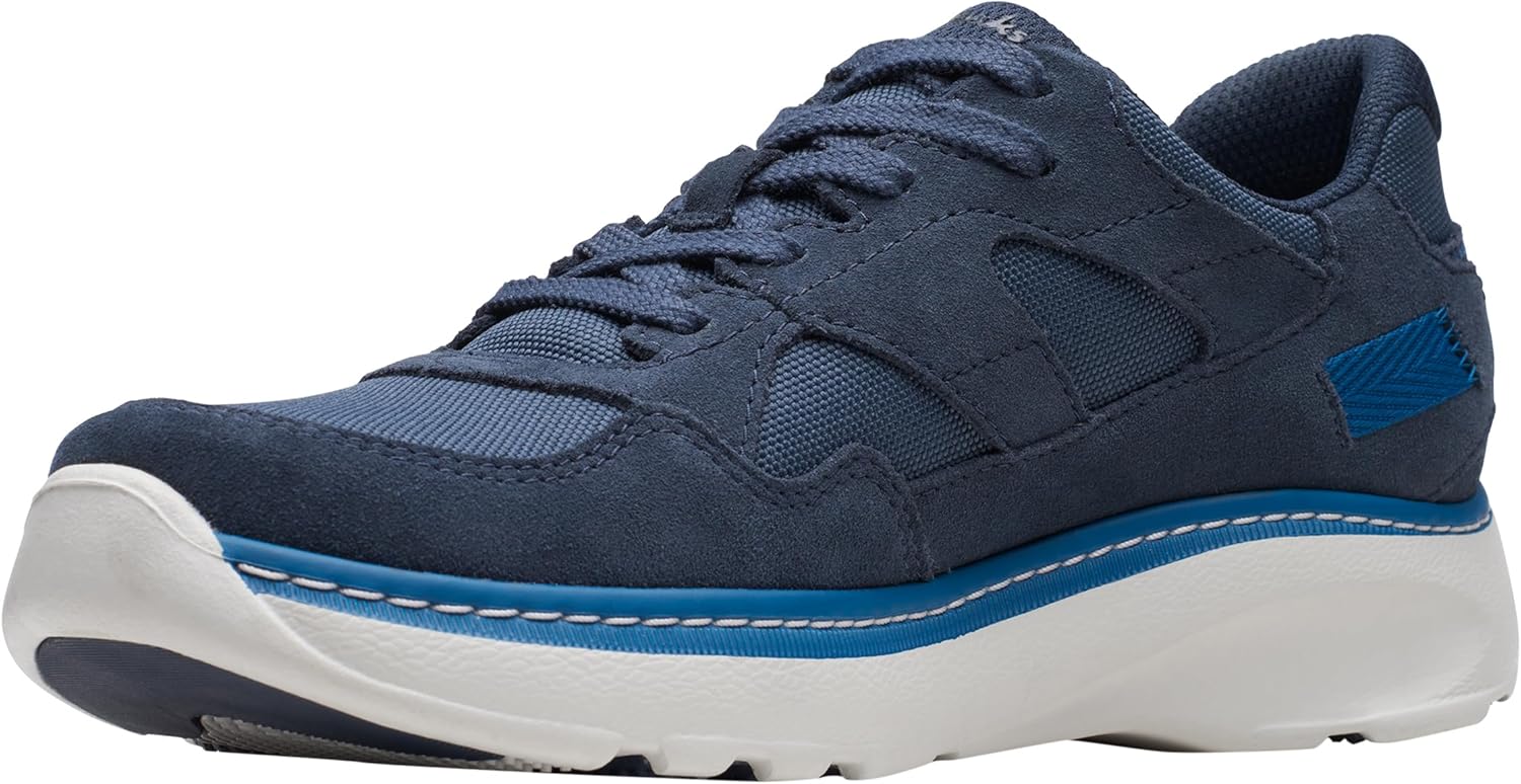 Мужские кроссовки Clarks низкие, Navy Combi — фото 4