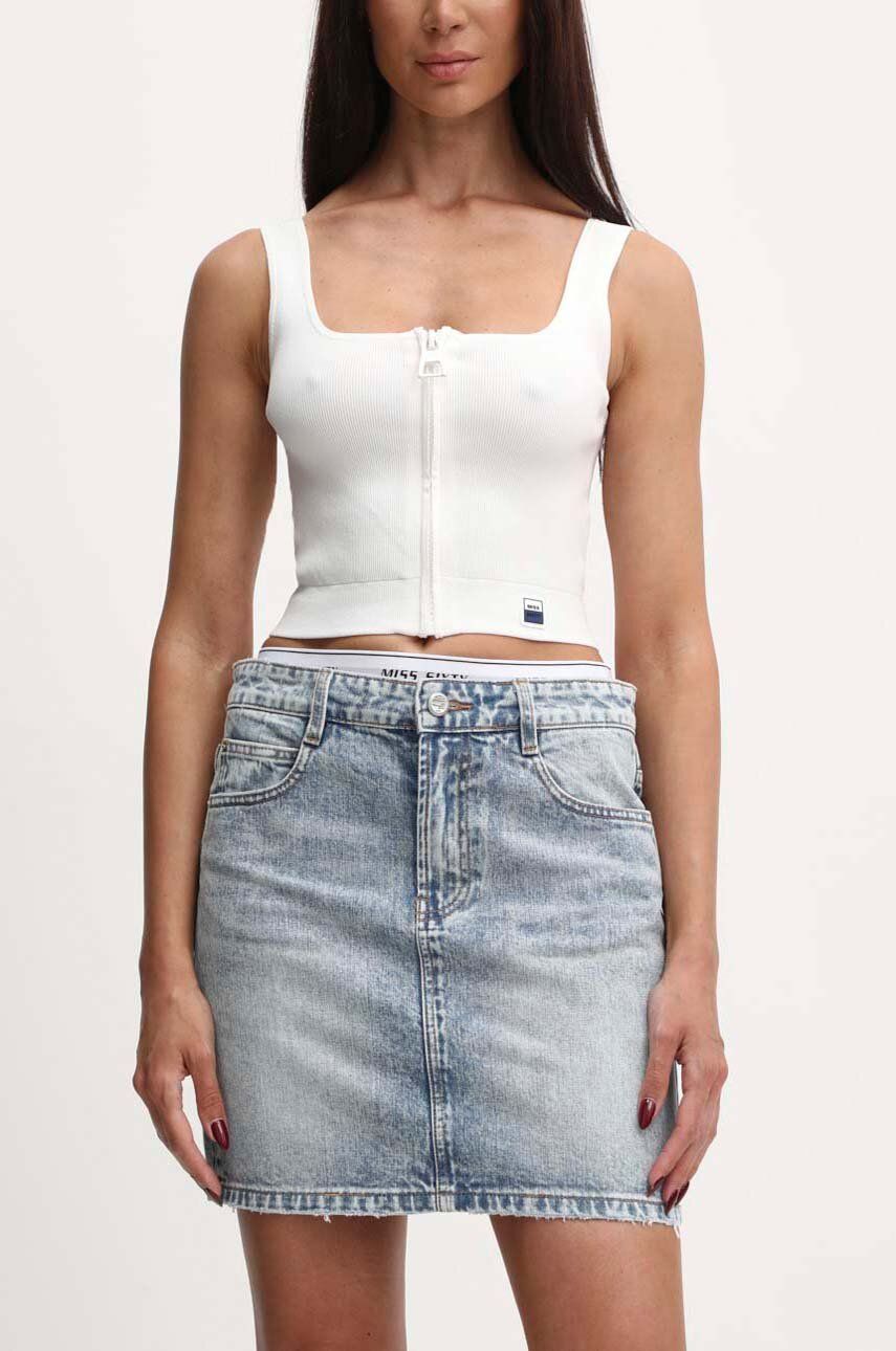

Джинсовая юбка 6L2KJ0920000 KJ0920 DENIM S/ЮБКА Miss Sixty, синий