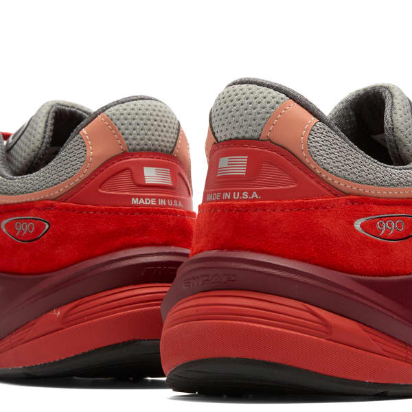 Кроссовки 990V6 New Balance, цвет red — фото 3