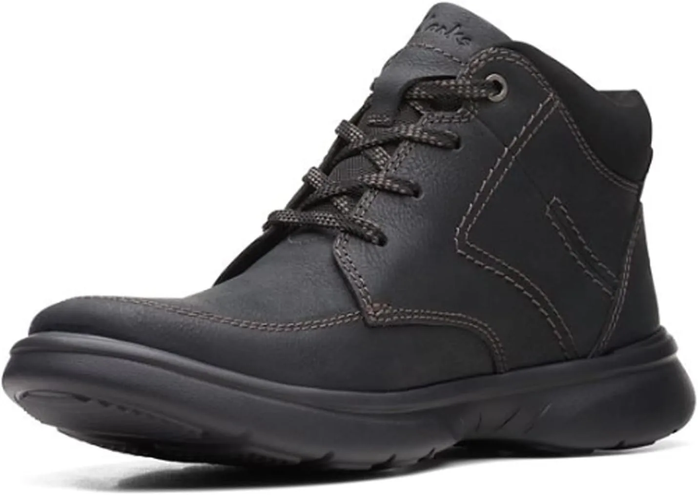 Мужские сапоги средней высоты Clarks Bradley, черный — фото 4