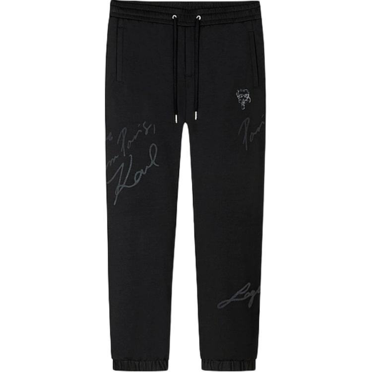 

KARL LAGERFELD SS24 Повседневные брюки мужские черные KARL LAGERFELD / Karl Lagerfeld Jeans