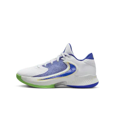 

Кроссовки Nike Giannis Freak 4, цвет White/Summit White/Citron Pulse/Hyper Royal