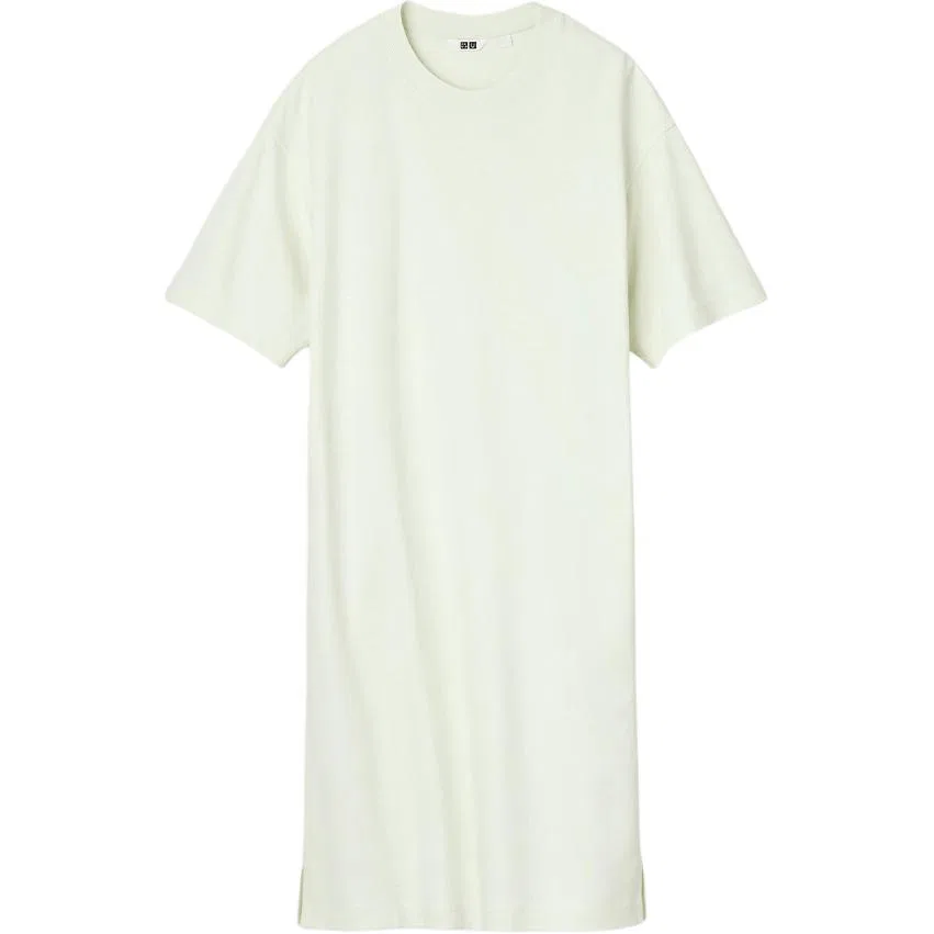 Платье женское с коротким рукавом U Collection SS26 UNIQLO, Light Green