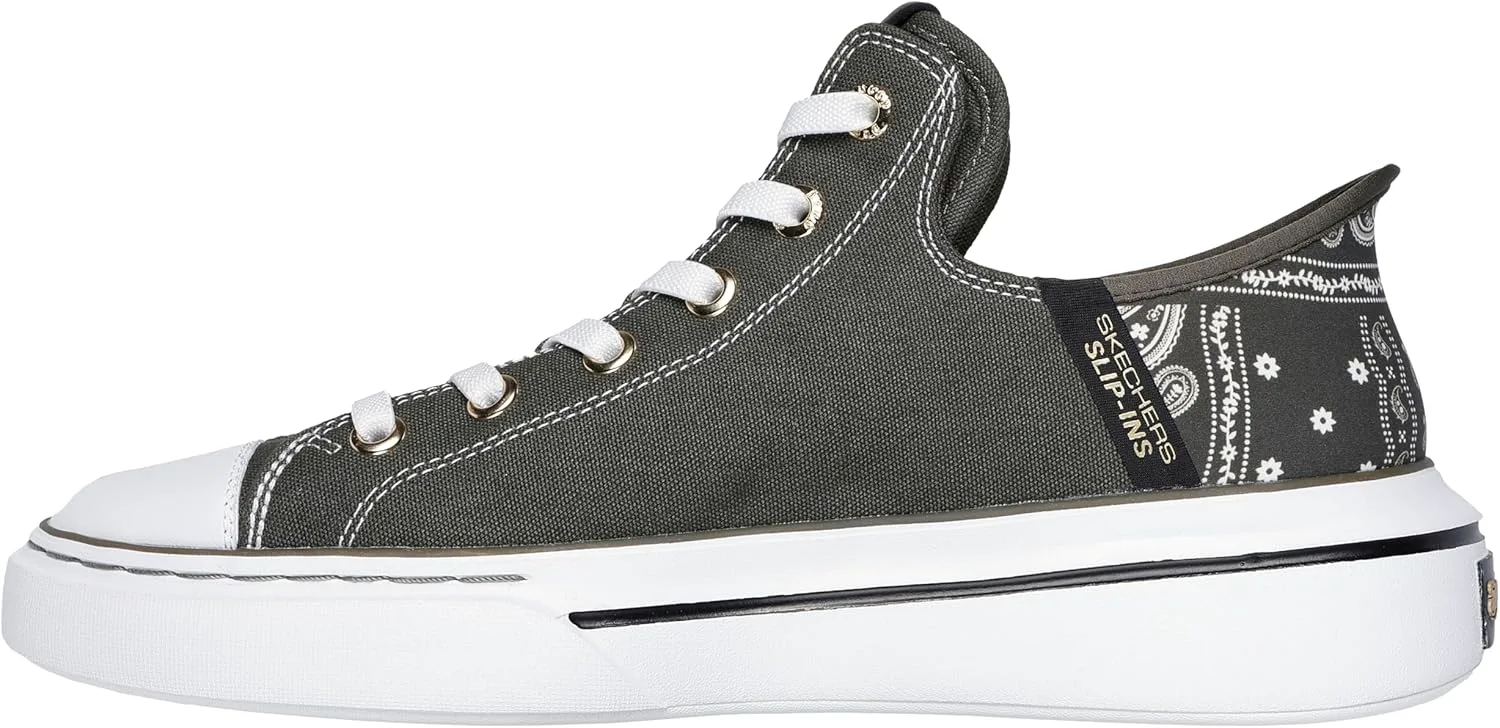 Мужские кроссовки Skechers Snoop Dogg: Snoop ONE-Double G Hands Free Slip-Ins, оливковый — фото 4
