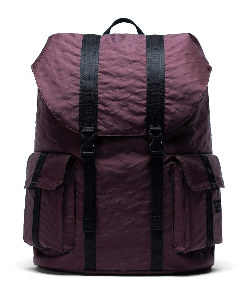 

Рюкзак унисекс из темно-бордовой ткани на молнии Herschel, гранатовый