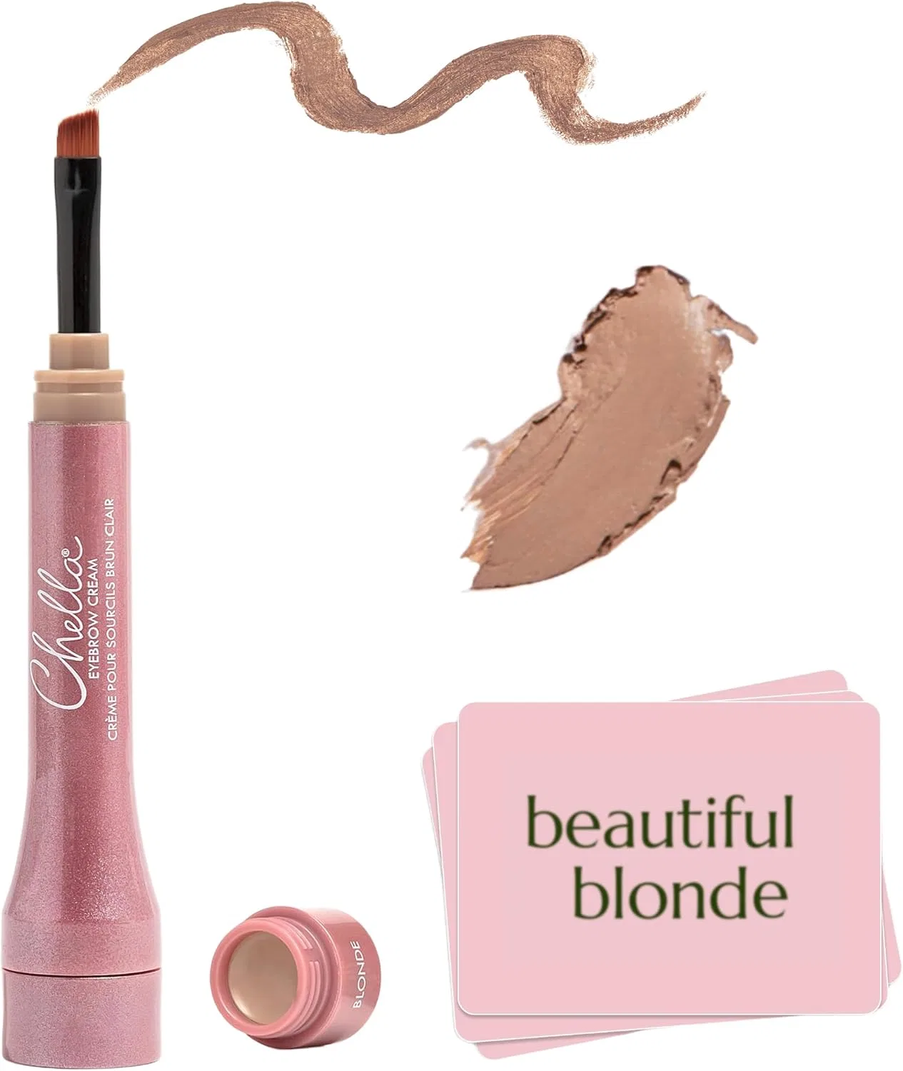 Крем для бровей Chella Beautiful Eyebrow Cream, 1.5 г, блонд