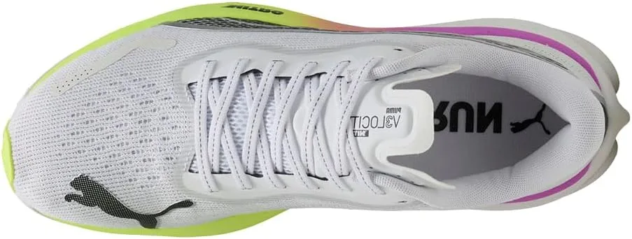 Мужские кроссовки PUMA Velocity Nitro 3, белый/желтый — фото 4