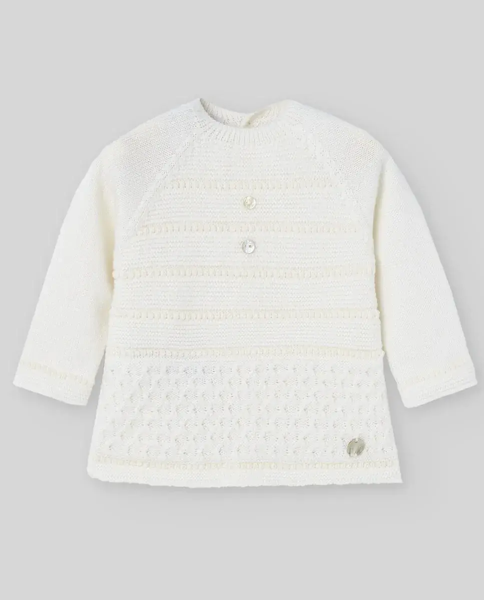 

Вязаный детский джемпер из коллекции Pony PAZ Rodríguez, белый