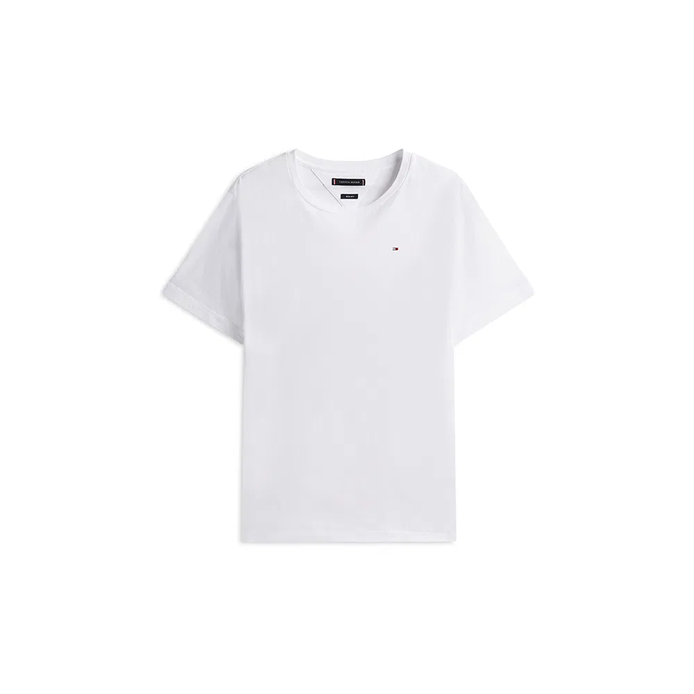 Мужская белая футболка Tommy Hilfiger Seasonal Solid — фото 2