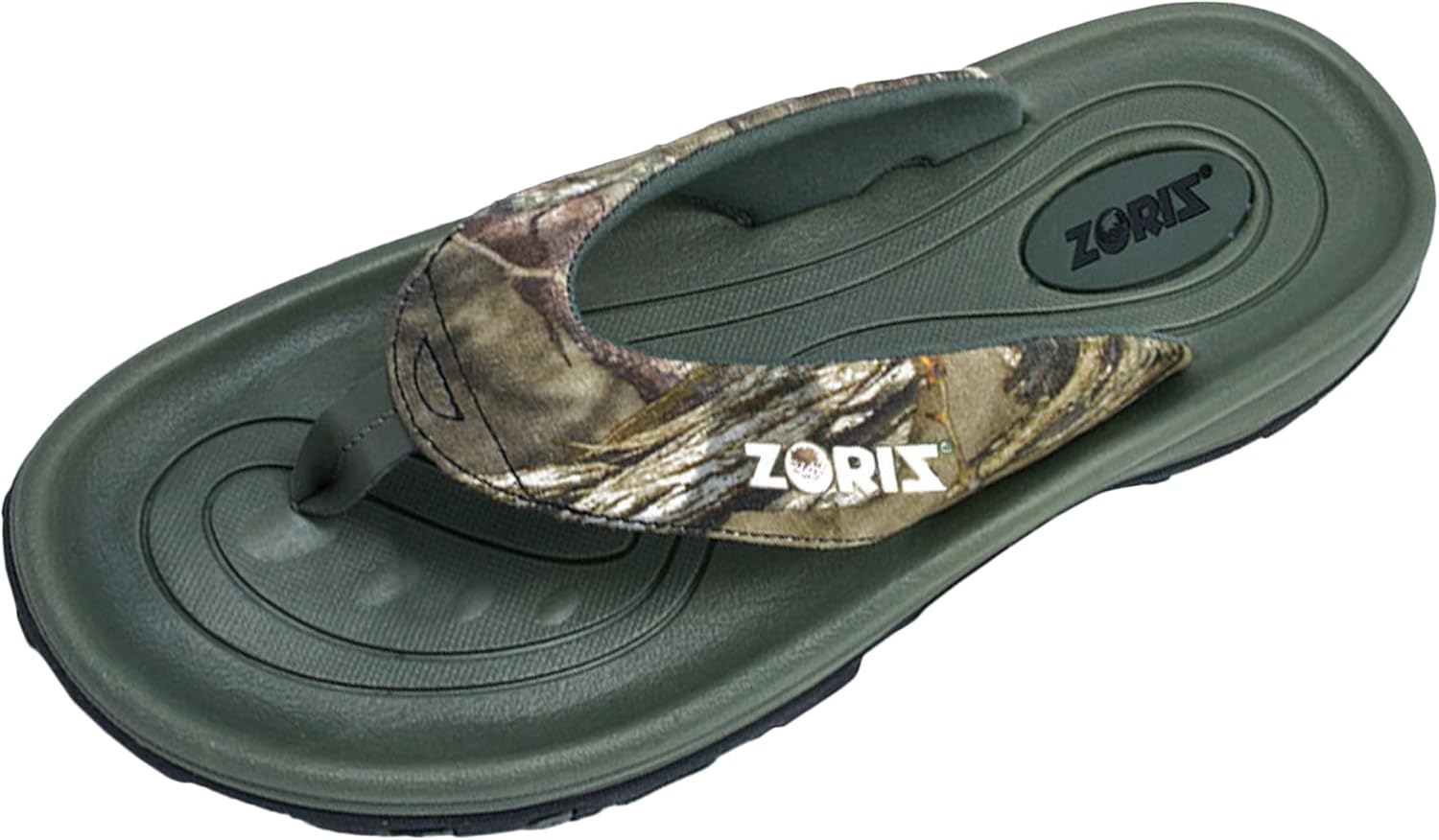 

Сандалии для гольфа ZORIZ Mossy Oak для женщин и мужчин, вьетнамки с ремнями и съемными шипами, обувь для гольфа с более глубоким подкладом пятки и высокими боковыми стенками для комфорта, Break Up Country