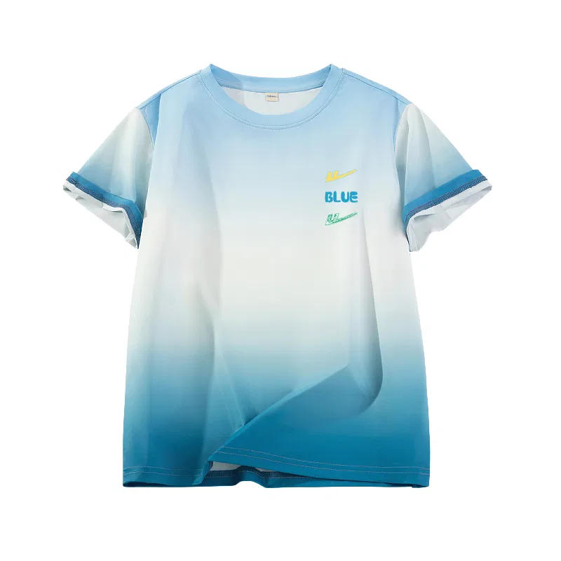 Детская футболка с круглым вырезом Blue/H Tricolor K WARRIOR