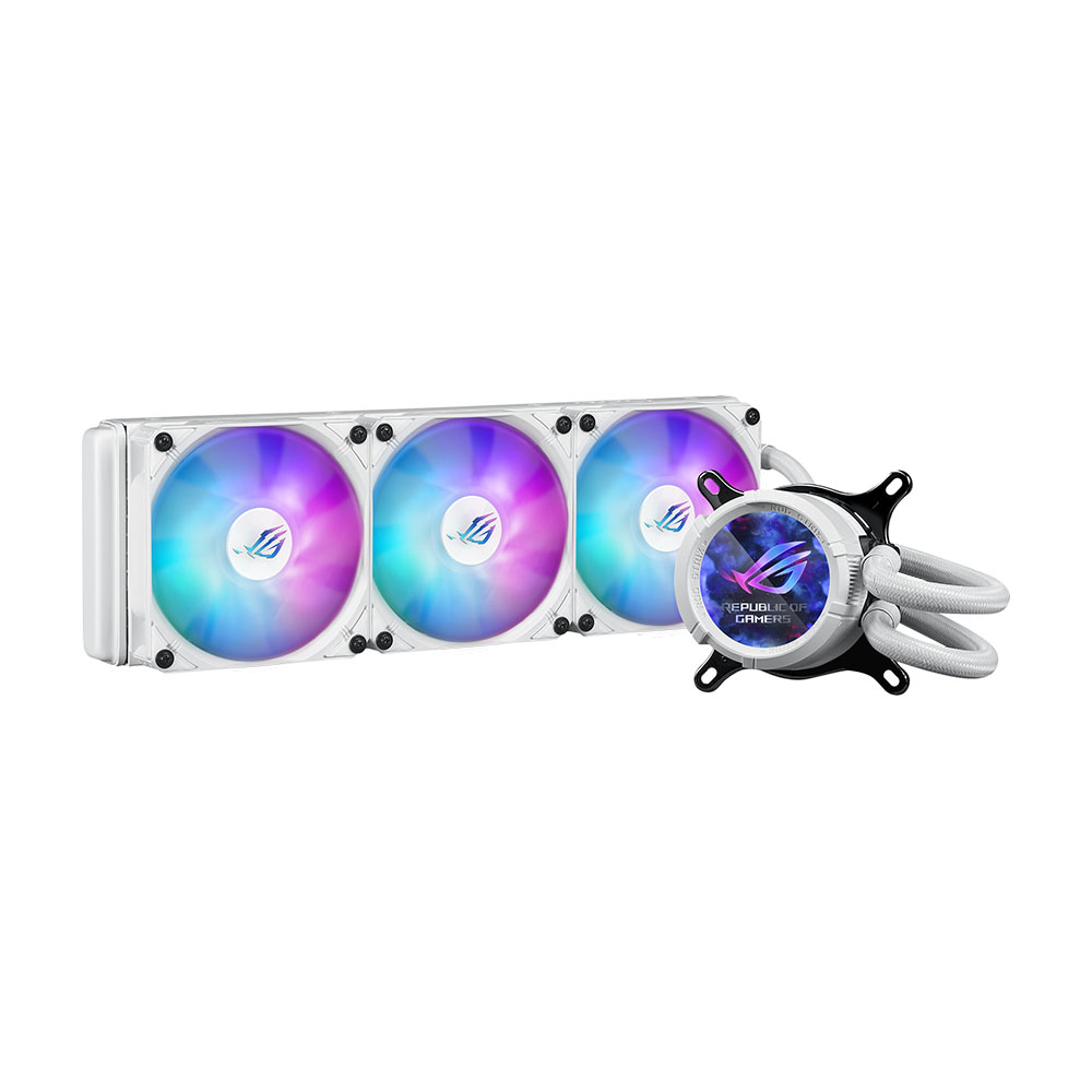 

Система водяного охлаждения Asus Rog Strix LC III 360 ARGB LCD, белый