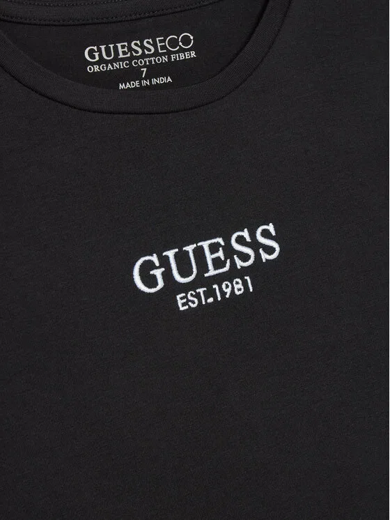 Футболка boxy fit Guess, черный — фото 3