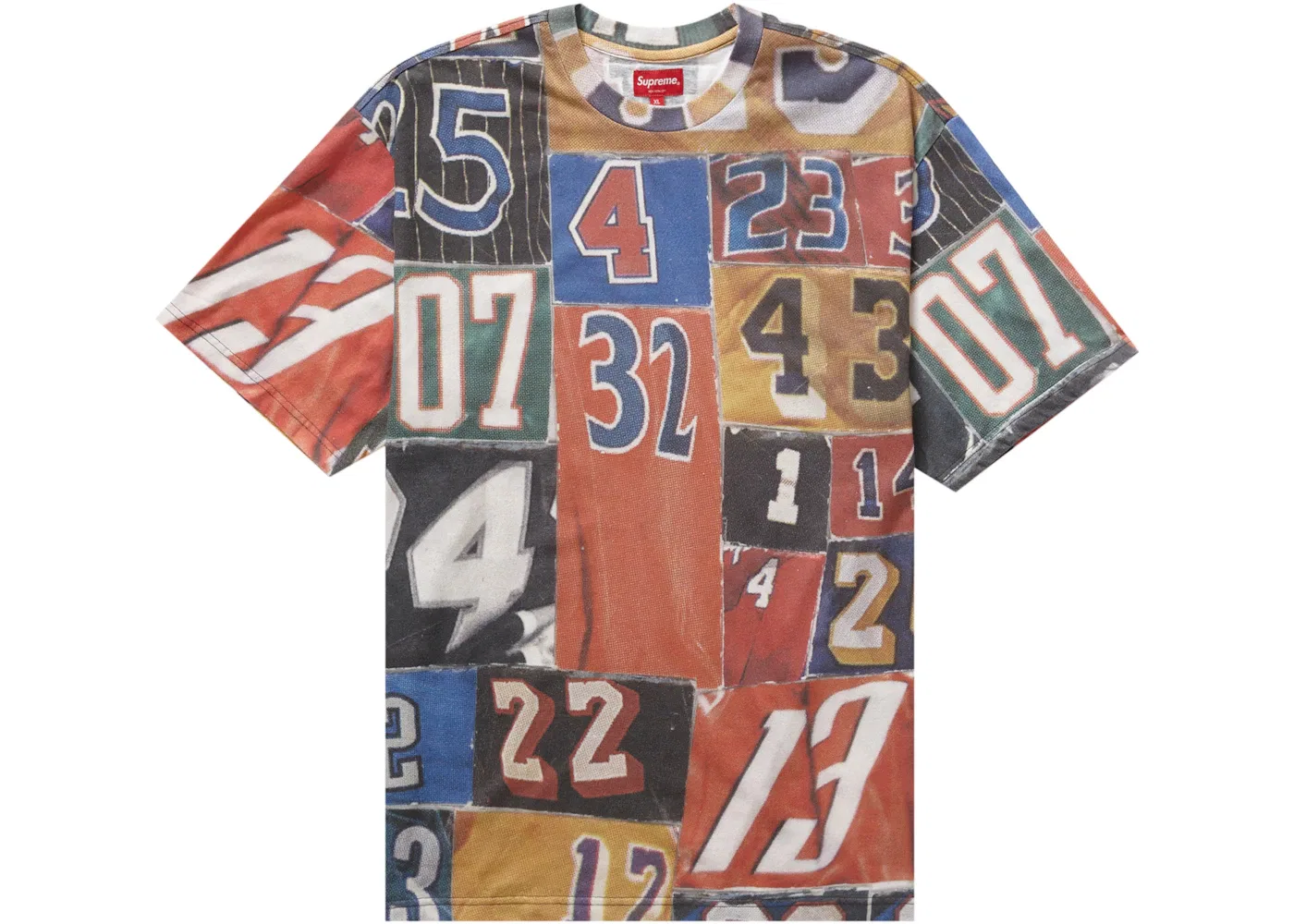 Мужская футболка с принтом Supreme Jersey Collage, Multicolor