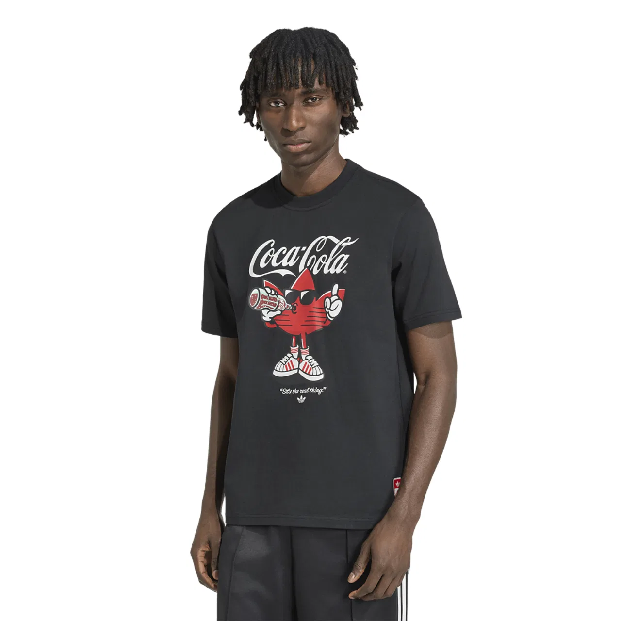 Футболка мужская Treffie Adidas, черный/красный