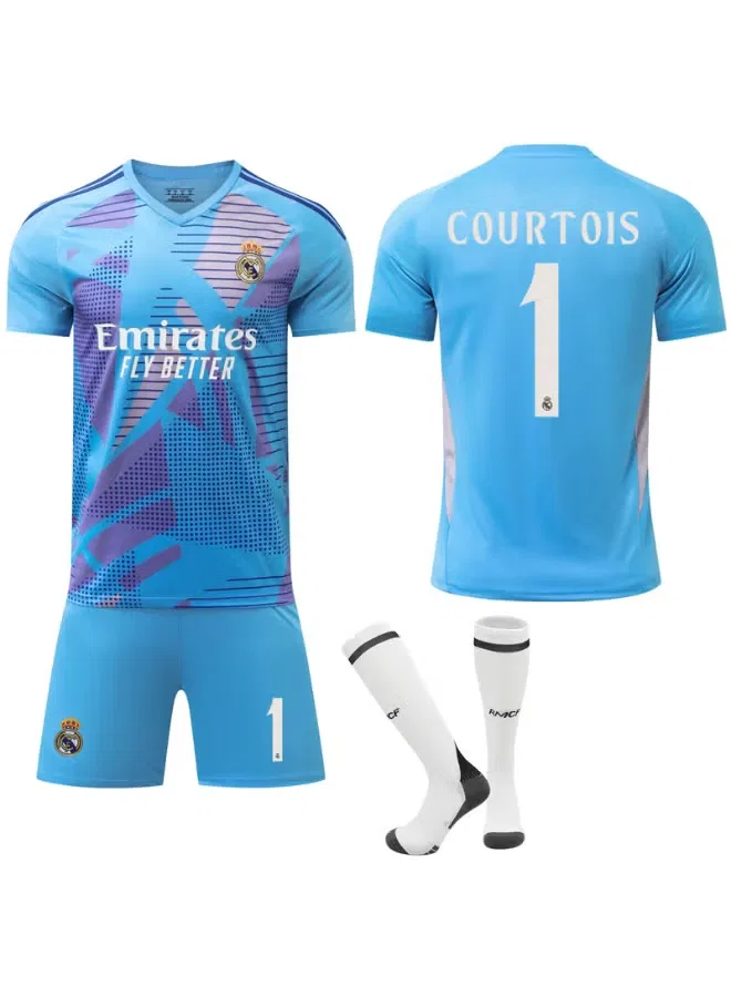 Комплект футбольный с номером 1 Real Madrid, цвет