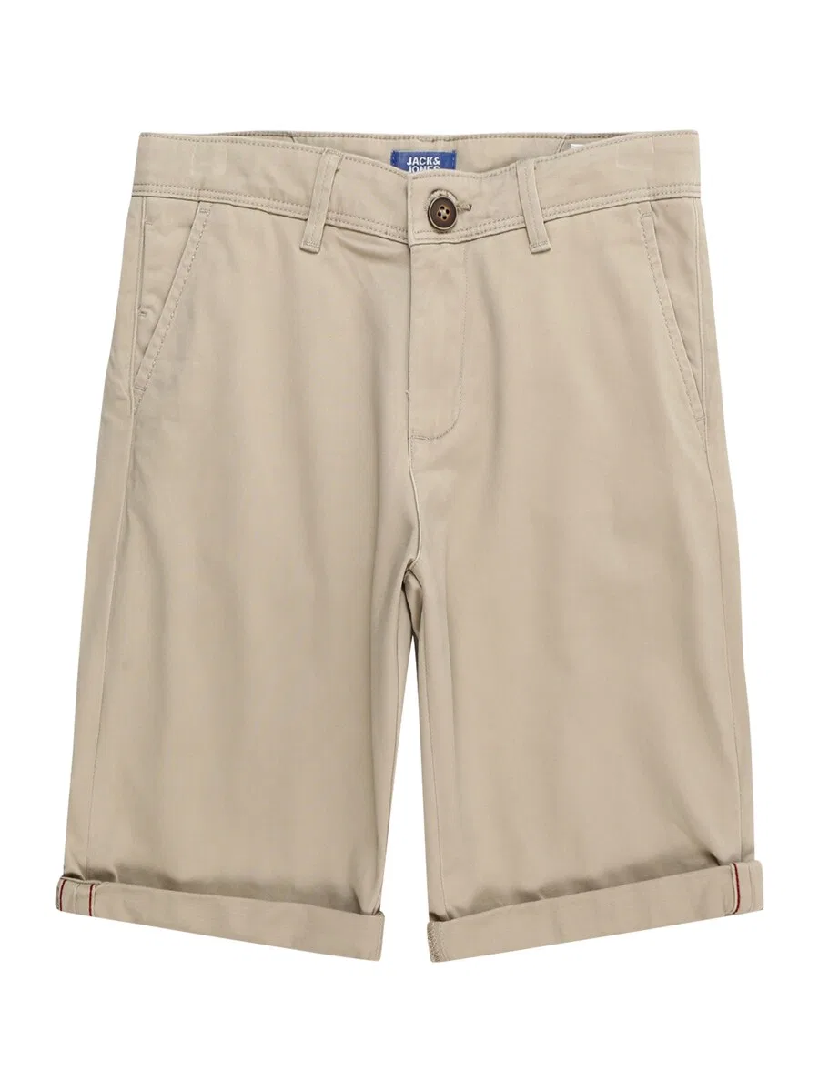 Детские шорты Jack & Jones Junior Regular Pants 'JJIBowie' темно-бежевого цвета