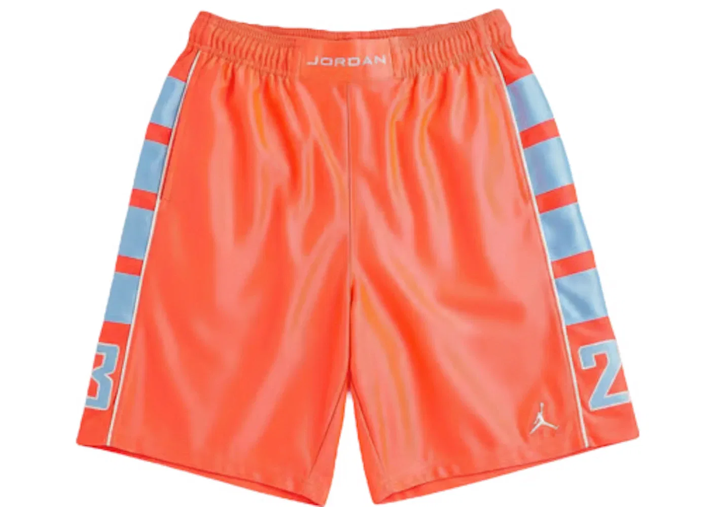 Мужские шорты с принтом Jordan Brooklyn Cat Scratch Shorts, Hot Lava/Blue Chill/Sail