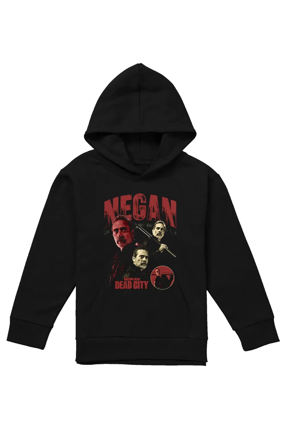 Молодежный пуловер-худи Dead City Negan Homage, The Walking Dead, Black