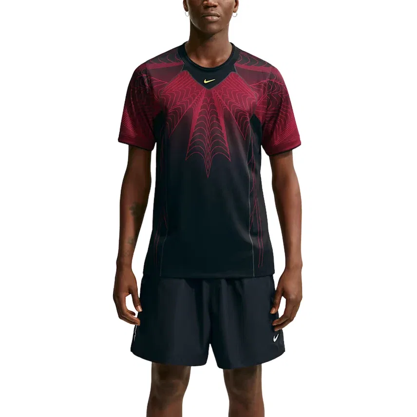 Мужская футболка с принтом Nike Canada x Nocta T-Shirt Black University Red, черный — фото 2