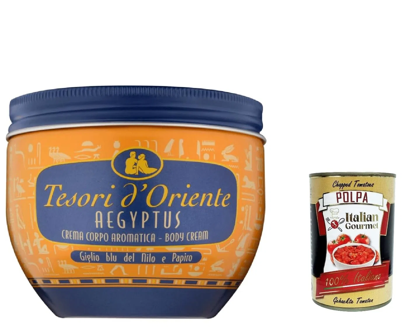 Italian Gourmet E.R. Итальянский гурме E.R. Боди-крем Blue Lily of the Nile and Papyrus Milk, 6 x 300 мл