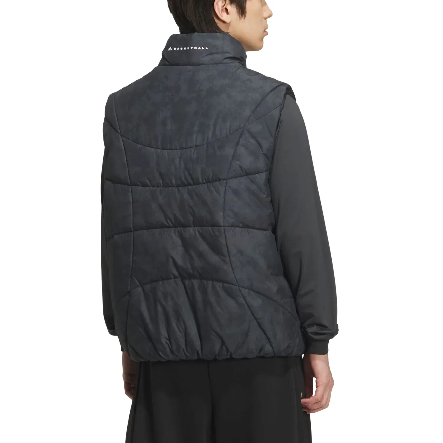 Мужской жилет Cotton Vest 'Black' adidas, черный — фото 3