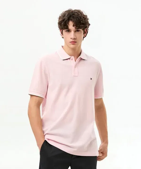 Футболка поло с длинным рукавом, регулярная посадка, Tommy Hilfiger