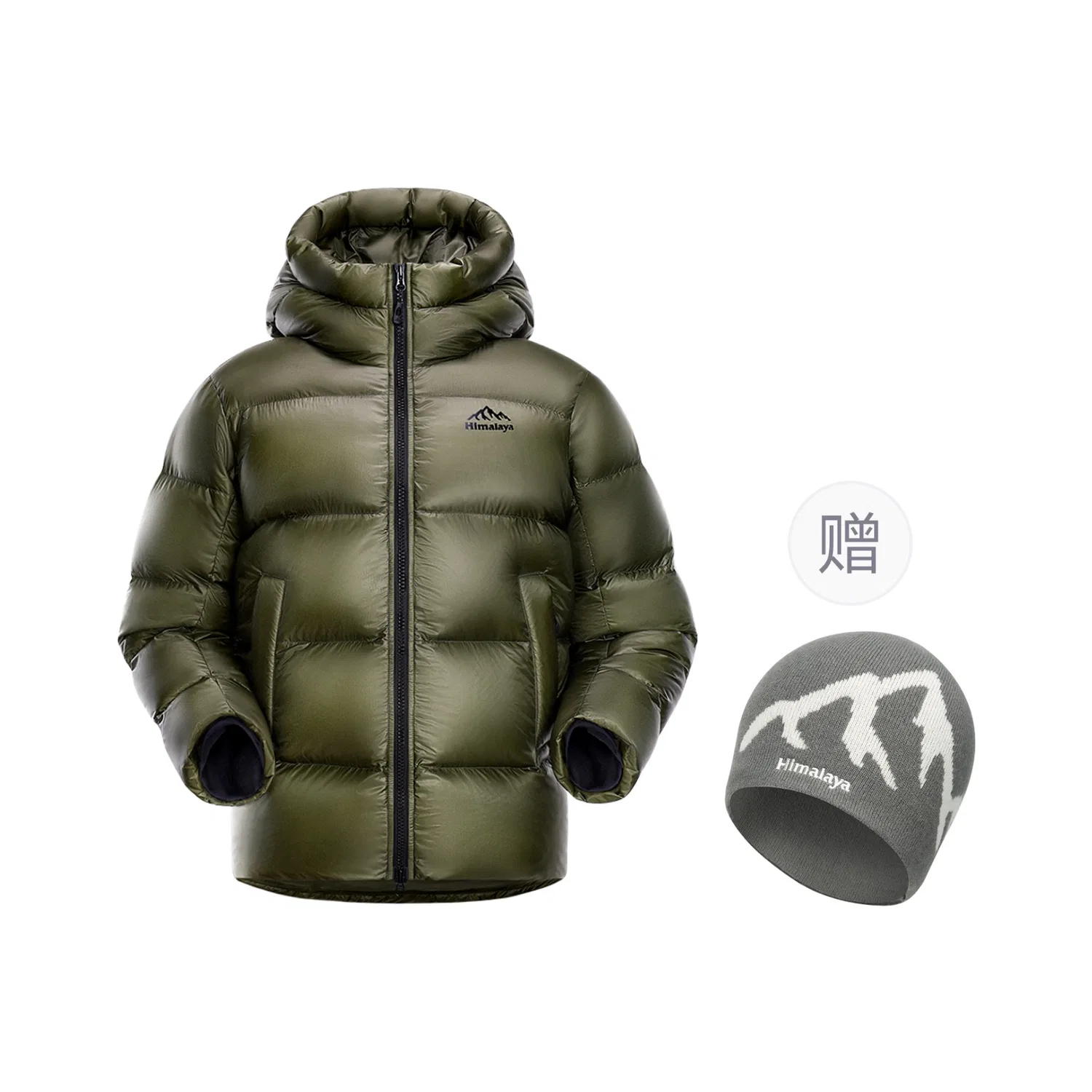 Детский пуховик с капюшоном Yuchong Collection HIMALAYA, Verdant Green
