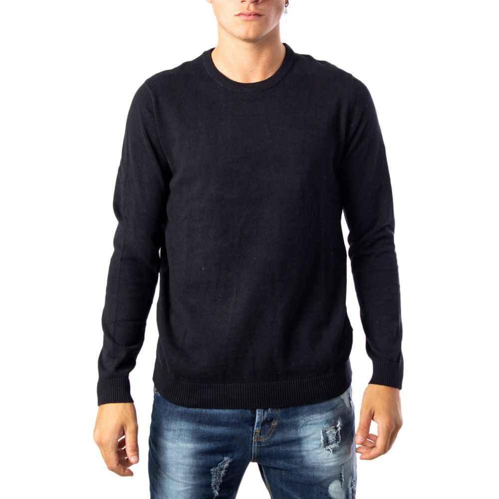 

Черная хлопковая футболка Jack & Jones