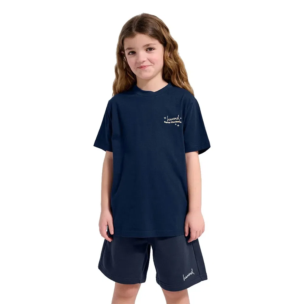 Футболка с коротким рукавом Regular Graphic Hummel, синий