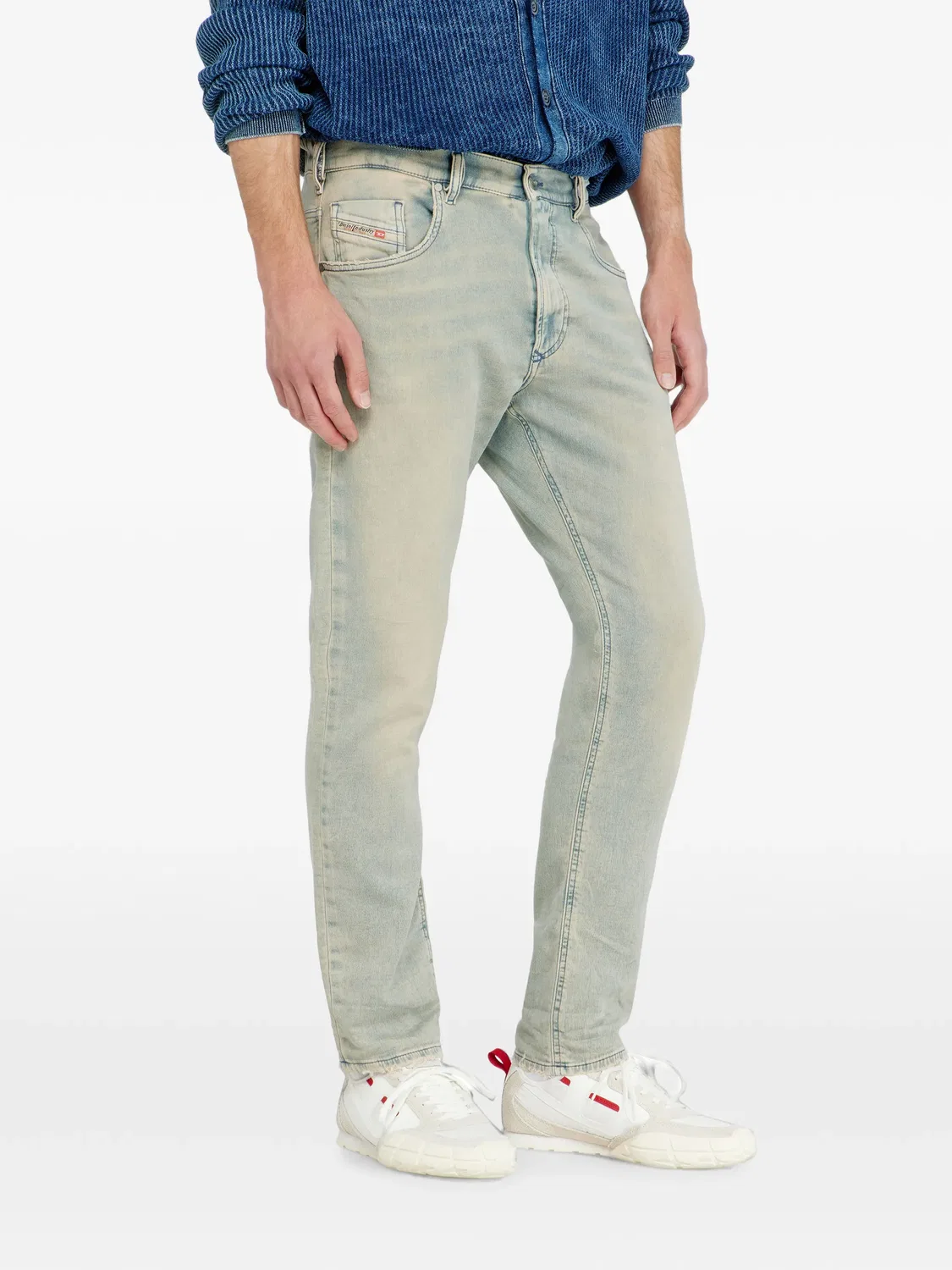 Джинсы 2032 D-Krooley-BW Joggjeans Diesel, синий — фото 4