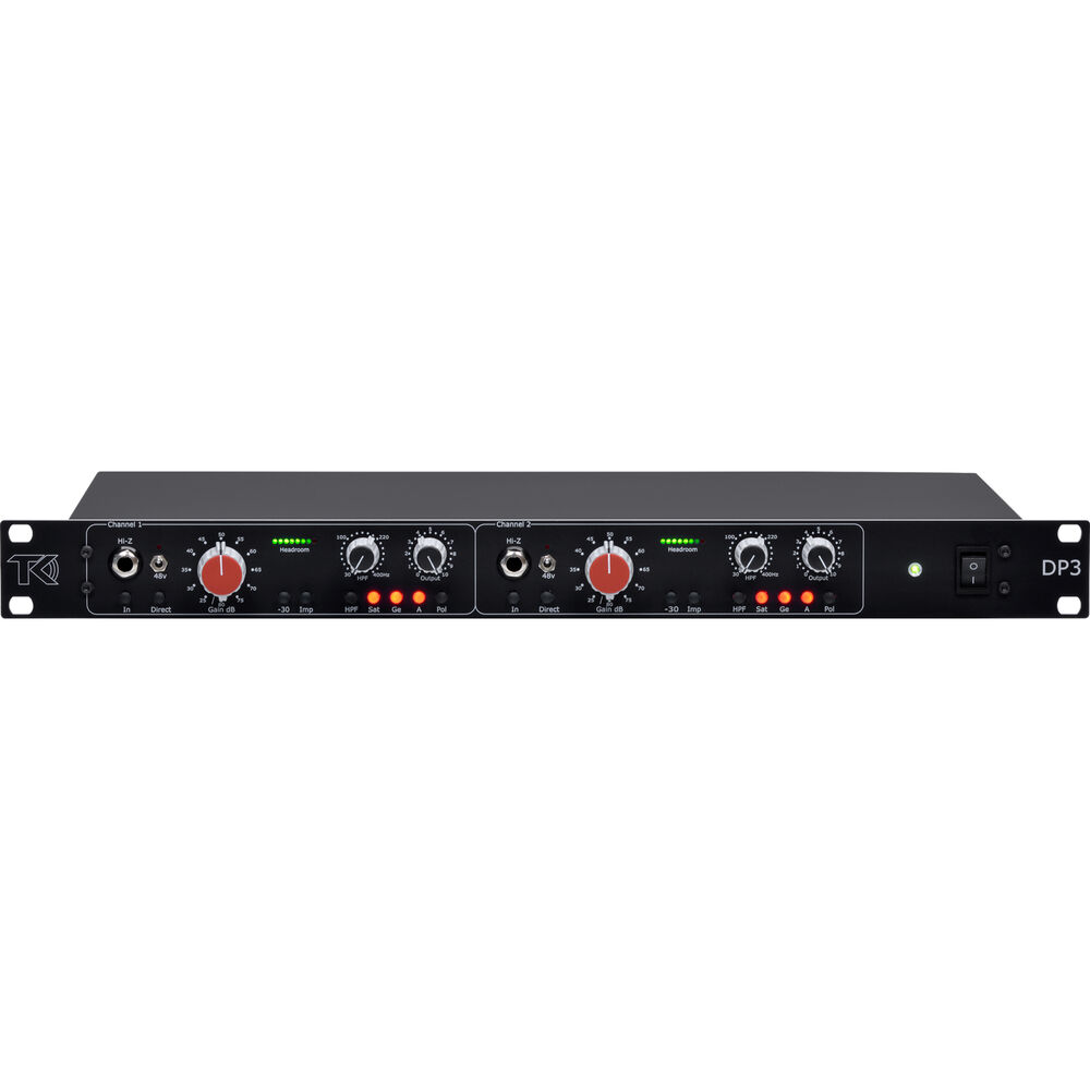 

Микрофонный предусилитель TK Audio DP3 2-Channel Microphone Preamp DP3