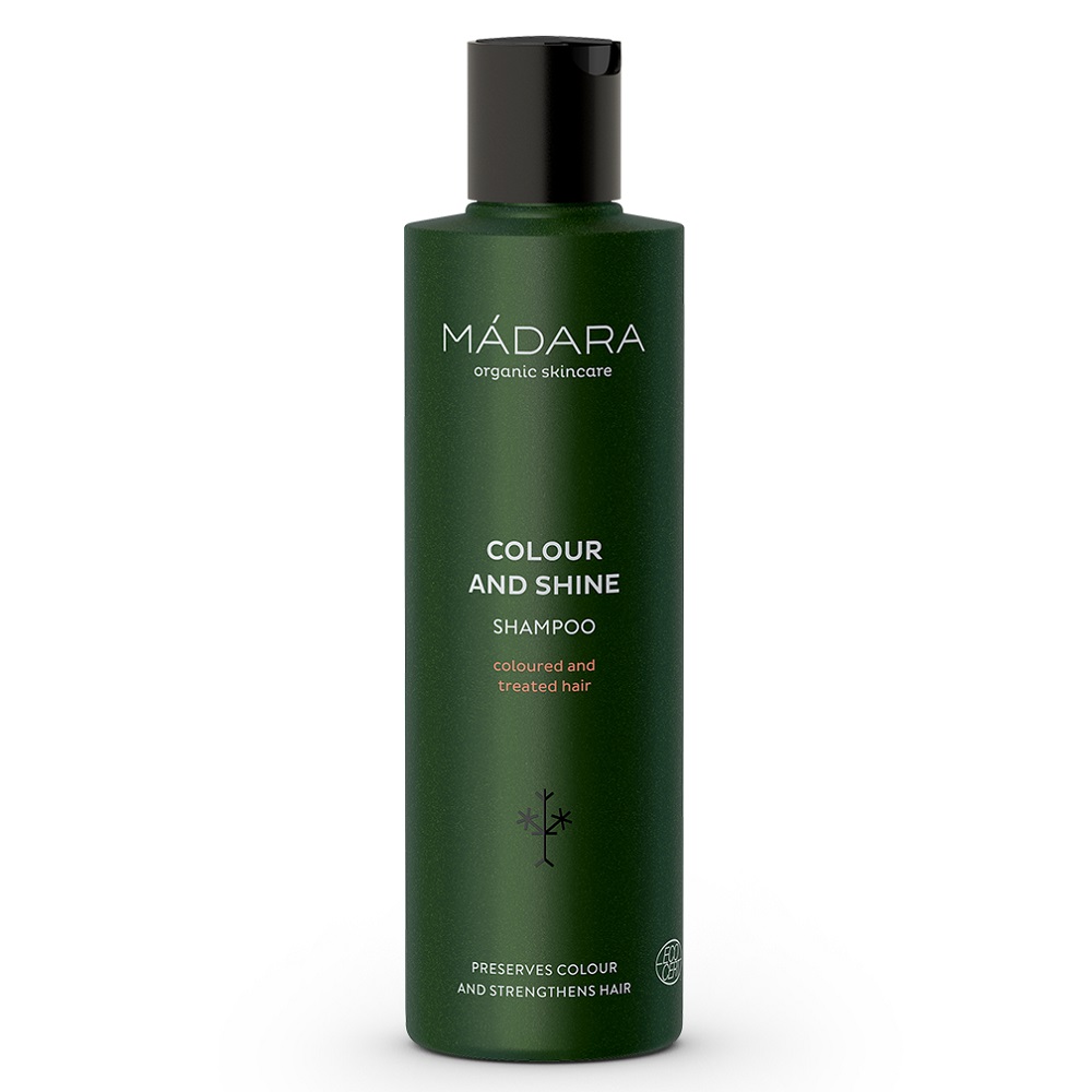 

Шампунь для защиты цвета волос colour and shine shampoo Madara, 250 мл