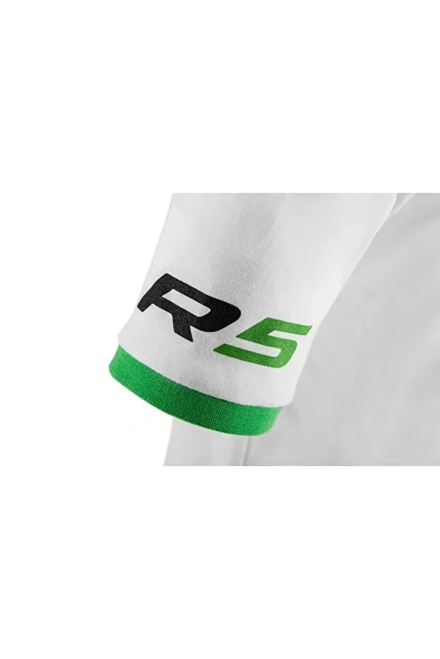 Детская футболка с принтом Skoda, White, Green — фото 3