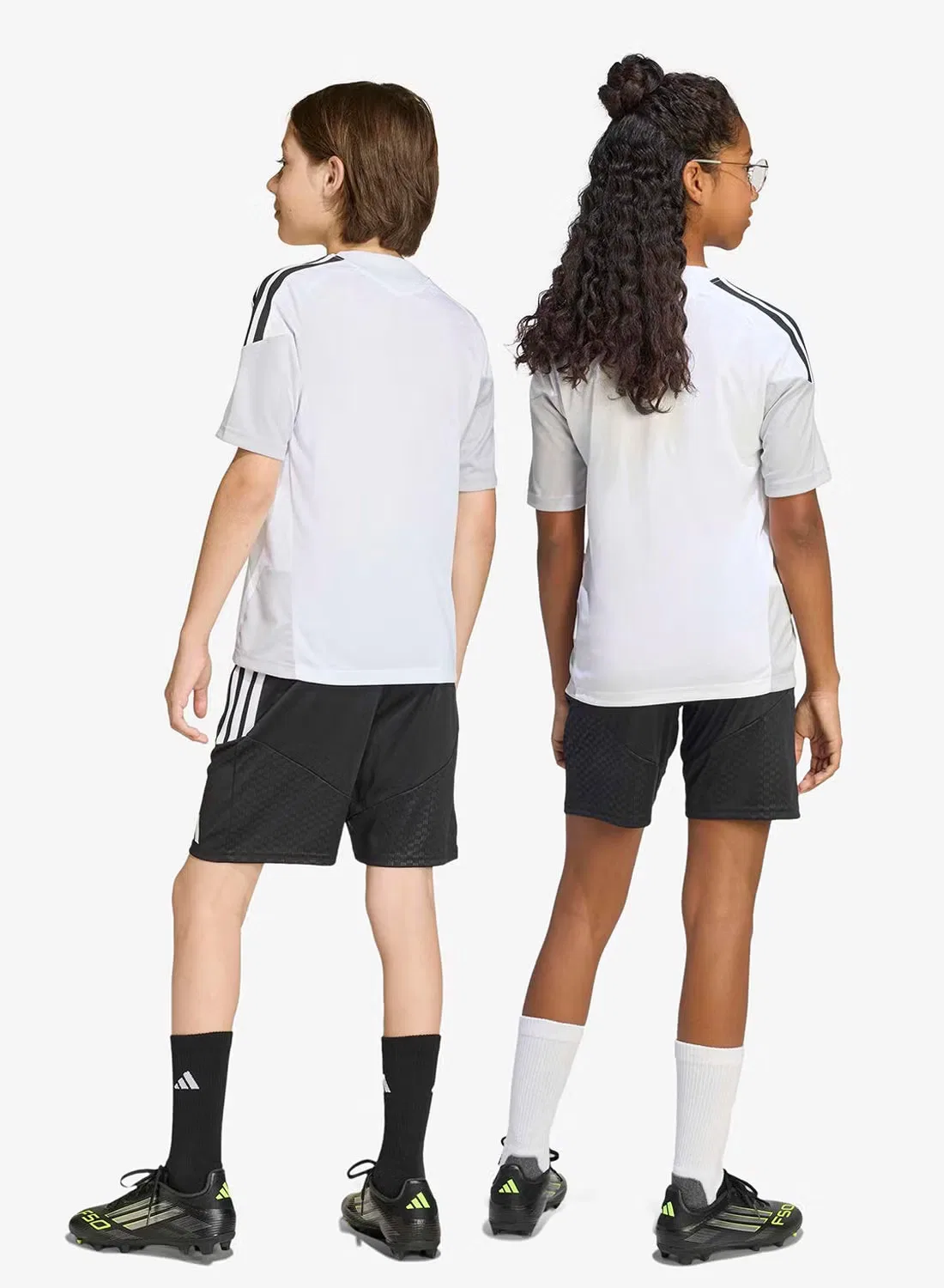Шорты тренировочные детские Tiro 26 Adidas, черный — фото 2