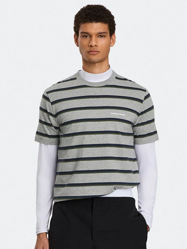 Футболка с полосками CANADA GOOSE, MultiColor