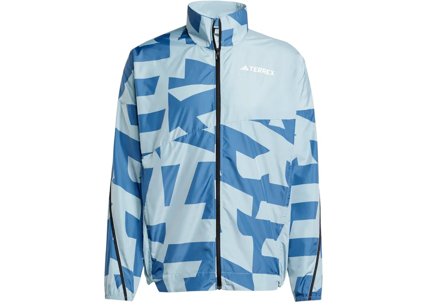 Мужская ветровка с принтом Terrex Multi Printed Wind Jacket Adidas, Magic Grey Wonder Steel