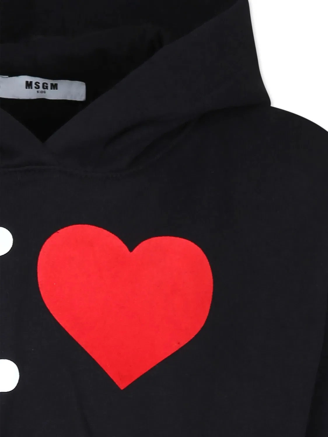 Платье‑худи с логотипом MSGM, черный — фото 3