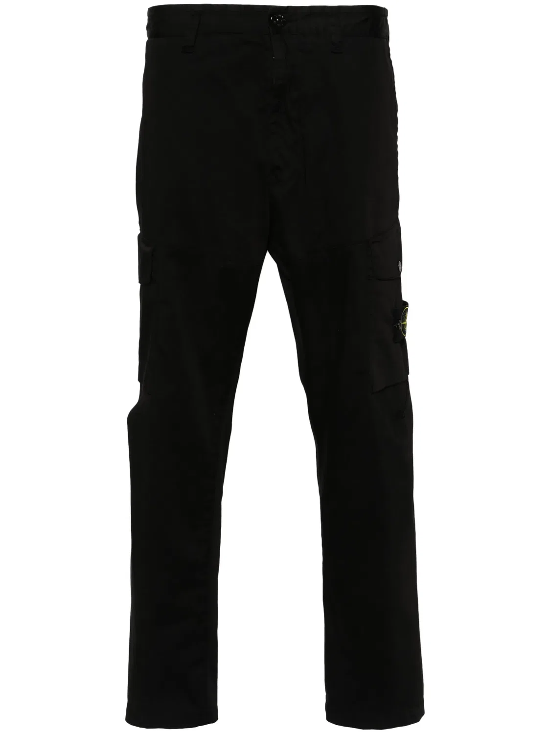 Прямые брюки карго Stone Island, черный