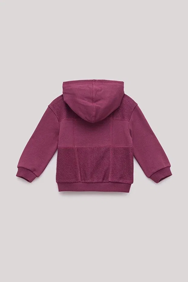 Детский спортивный костюм с капюшоном для мальчиков Gb Baby, Burgundy — фото 2