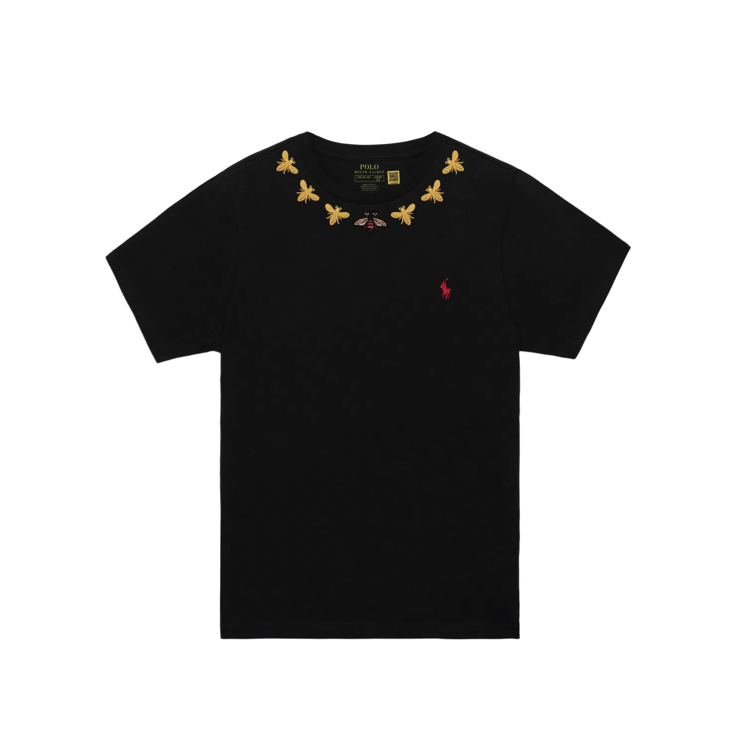 Детская футболка хлопковая с вышивкой Polo Ralph Lauren
